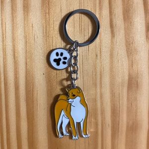 Akita Keychain